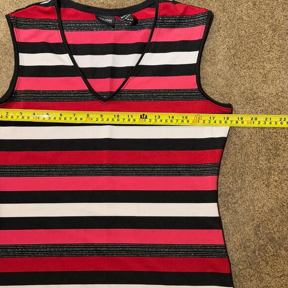 New York & Company Striped Sleeveless Tank Top - Picture 6 of 6
